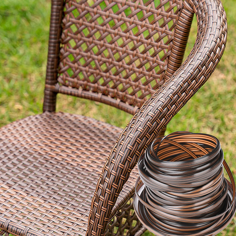 Leisure Touch Rattan Outdoor Furniture Weaving Raw Material Rattan Synthetic Artificial Plastic PE Rattan