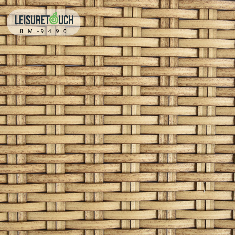 Leisure Touch Rattan 100% HDPE Waterproof Plastic Weave Wicker Outdoor Garden Patio Furniture Prefab House Artificial Rattan