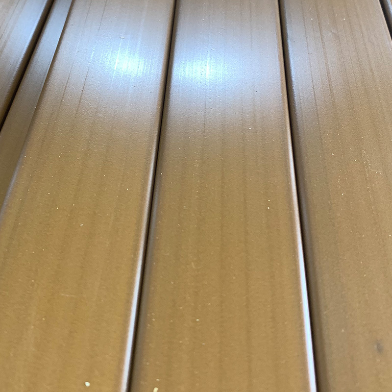 PS wood timber engineered wall panel plastic wooden sheet synthetic wood board exterior plank for outdoor furniture