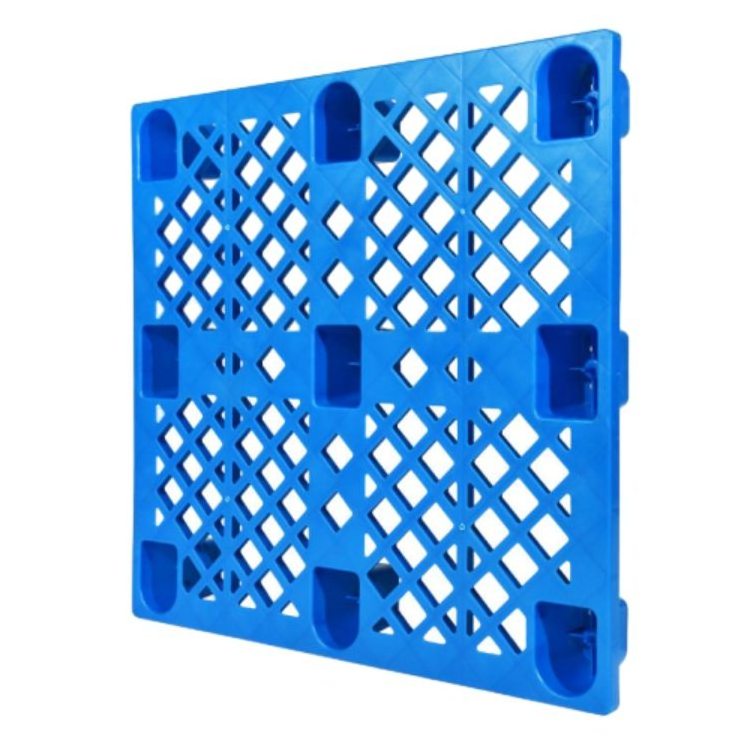 Heavy Duty Logistics Plastic Flat Nine Feet HDPE Blue Pallet Warehouse Industry Storage Plastic Pallet For Sale