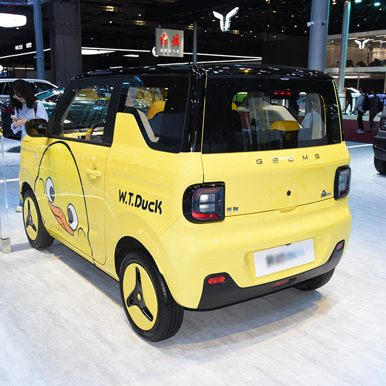 Geely Panda Mini Little Yellow Duck Limited Edition Lucky Model Electric Cars 4 Seats Ev Car Electric Car For Adult