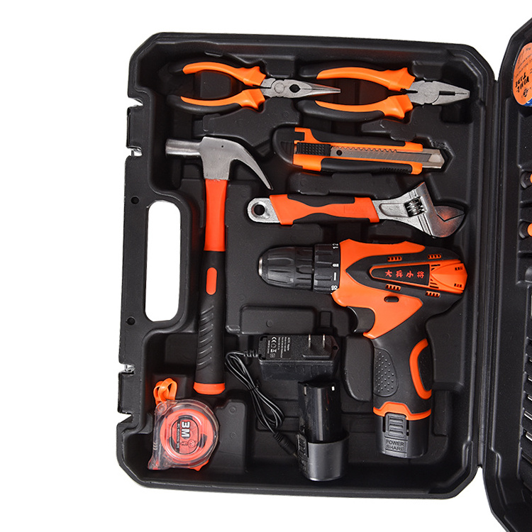 DZ10-3cheap electric tool 12v chargeable cordless drill drilling machine set