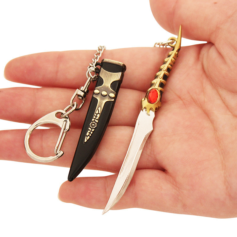 Wholesale Custom High Quality Mini kids toy ninja sword keychain From Game of Thrones