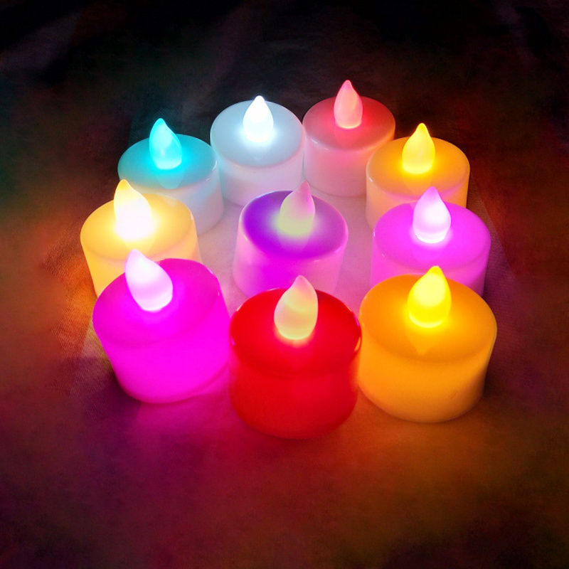 flameless led tea candle light electronic waterproof led candle for party pub