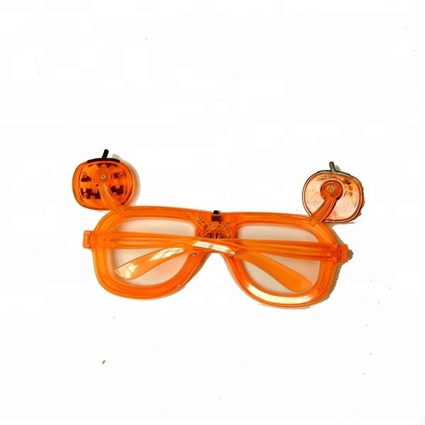 Halloween eyeGlasses pumpkin orange color led Halloween glasses frame for party Halloween