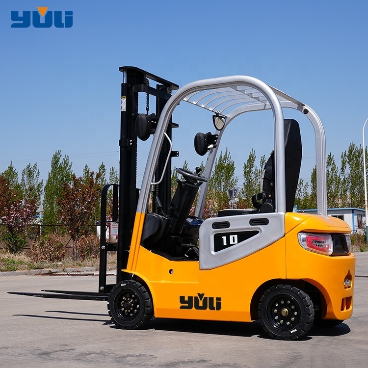 China 1500kg Portable Smart Battery Operated small Electric forklift Truck Engine Manual Mini Forklift for Sale