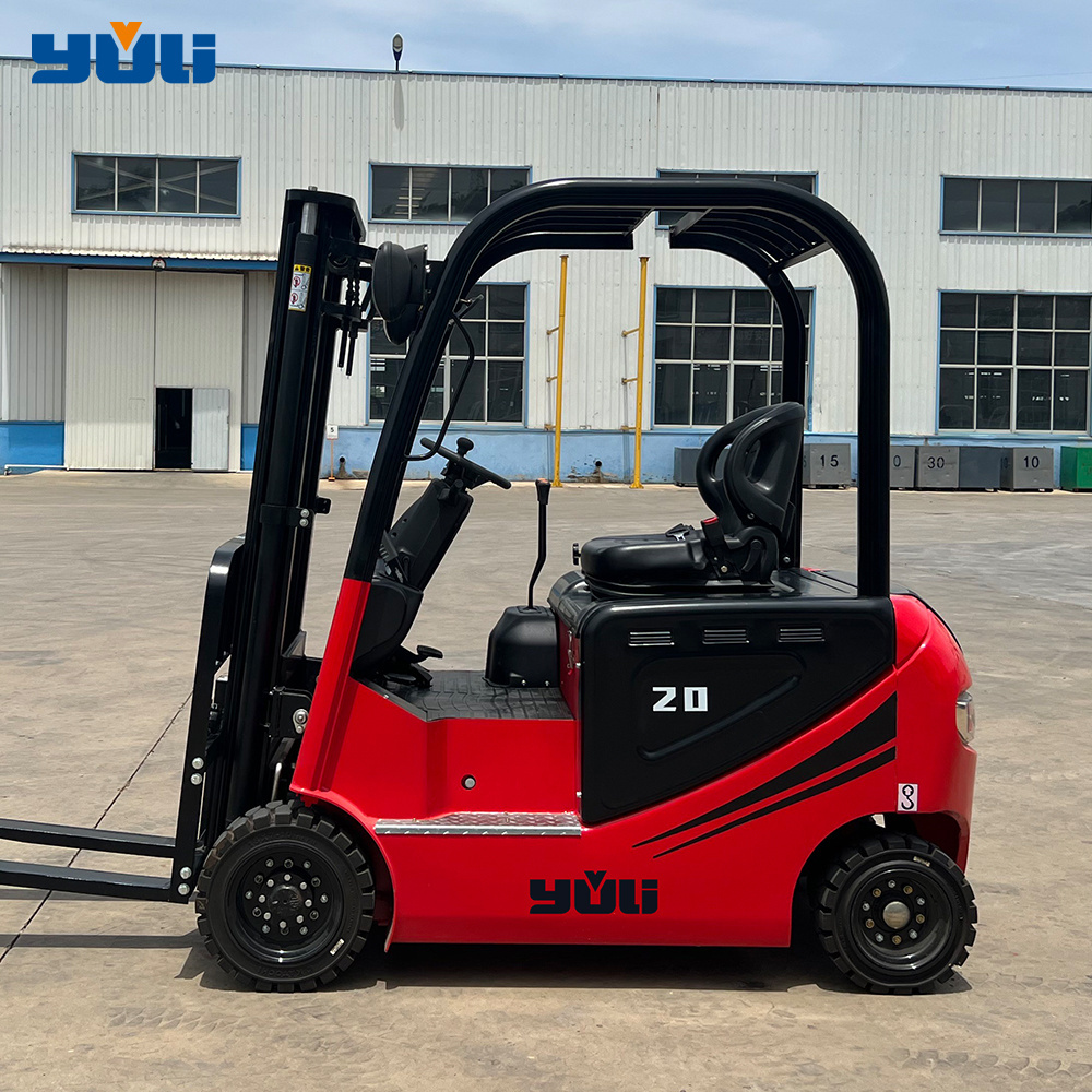 Chinese ISO Factory Outlet 2 Ton Farm Use High Capacity Battery Operated Electric Forklift Automatic Trucks Lifting Height