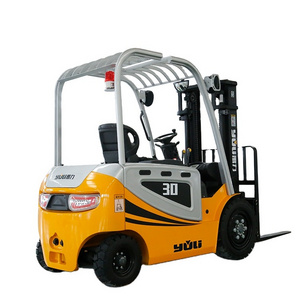 China brand Yuli small mini electric forklift  3ton electric warehouse forklift for sale