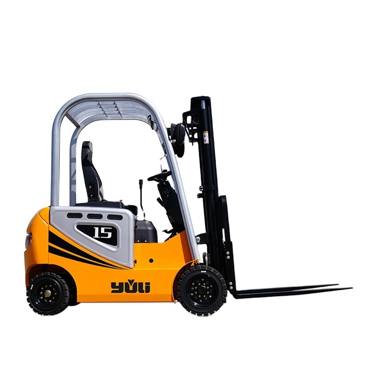 New Energy Small 1.5 tons Hydraulic Fork Lift 1500kg Forklift Carriage 1.5 Ton Electric Forklift with CE