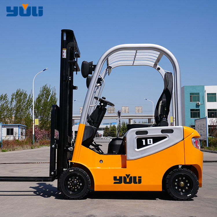 2.5 ton 3.5 ton 4 wheel battery forklift electric  mini small cheaps price pallet fork lift truck with AC drive motor