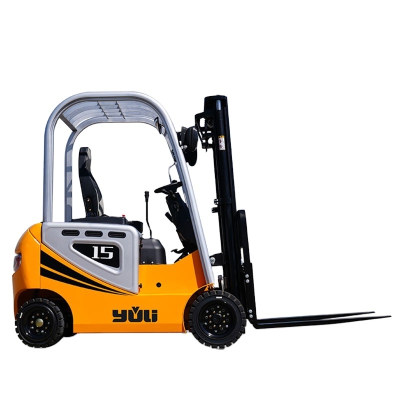 New Energy Small 1.5 tons Hydraulic Fork Lift 1500kg Forklift Carriage 1.5 Ton Electric Forklift with CE