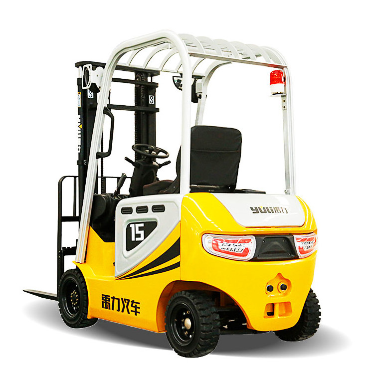 New Energy Small 1.5 tons Hydraulic Fork Lift 1500kg Forklift Carriage 1.5 Ton Electric Forklift with CE