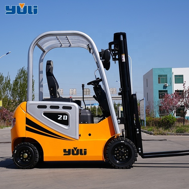 China 1500kg Portable Smart Battery Operated small Electric forklift Truck Engine Manual Mini Forklift for Sale