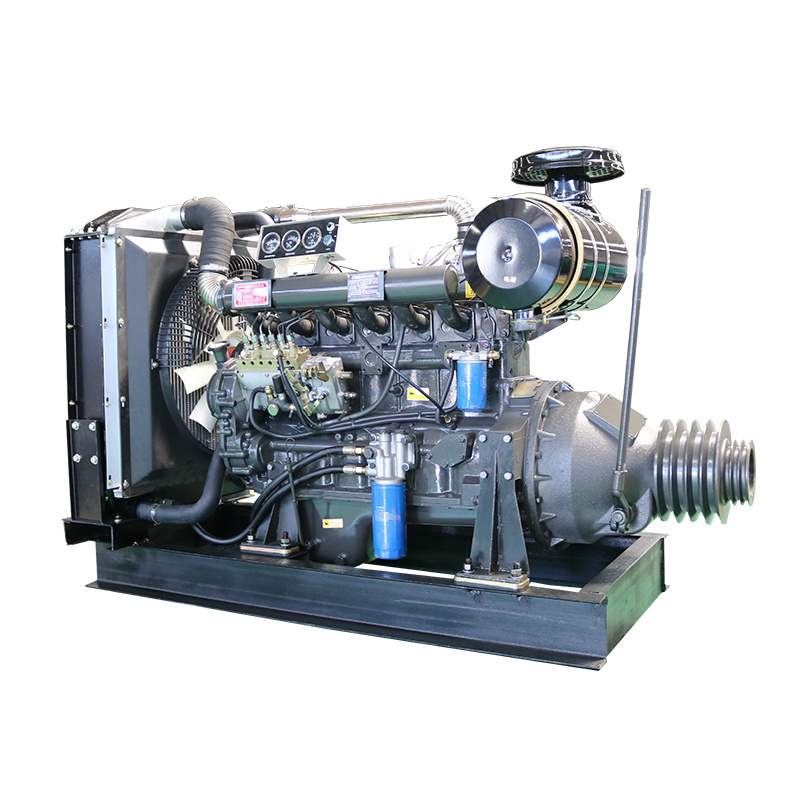 Hot Sale Wiefang Ricardo 165kw 225hp R6110ZLP 2000rpm 6 Cylinders Diesel Engine For Stationary Power with Clutch and Pully