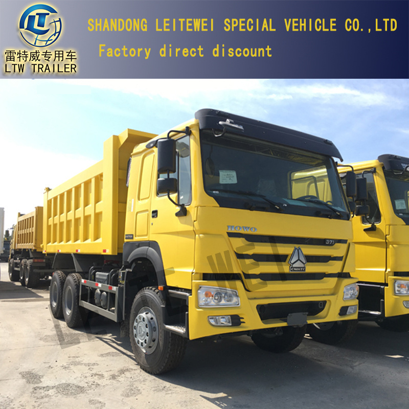 Used 14 cubic meters Sinotruk HOWO 336HP 6X4 10 Wheels Used Tipper Truck 371HP Dump Truck for Sale