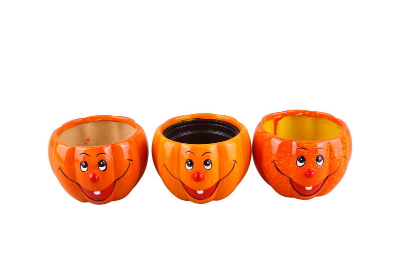 New Style Modern Terracotta Pumpkin Pot Ceramic Pumpkin Flower Pot