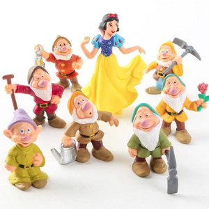 Custom Resin snow white and the seven dwarfs garden statue For Decor