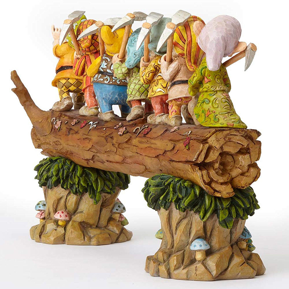 Polyresin Creative Garden Gnome Seven Dwarfs Outdoor Decorations Statue