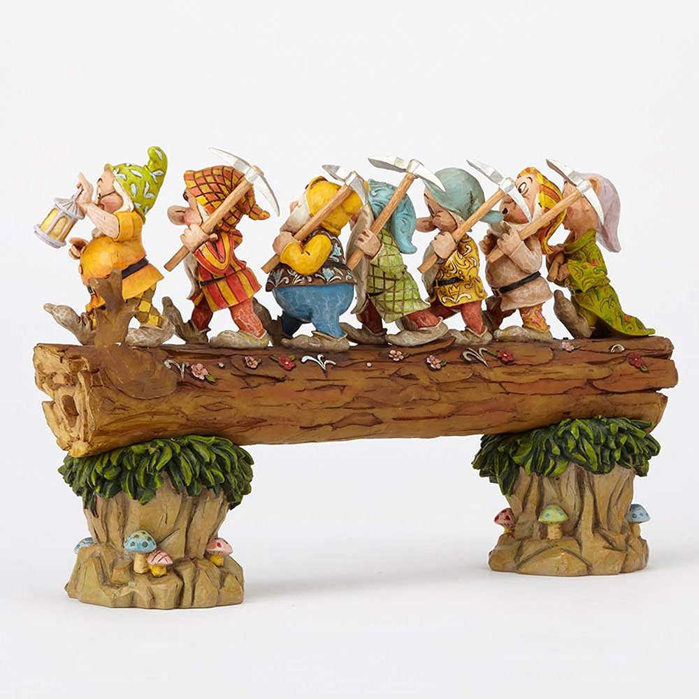 Polyresin Creative Garden Gnome Seven Dwarfs Outdoor Decorations Statue