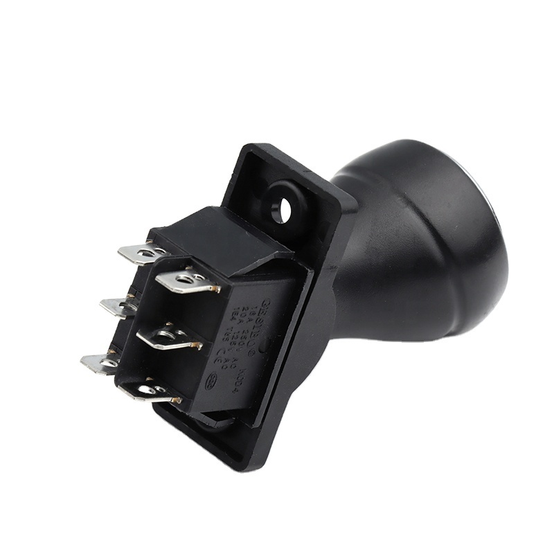 KCD4 rocker switch 16(20)A 250(125)V Forward and backward handle position black customized rocker Switch Accessories