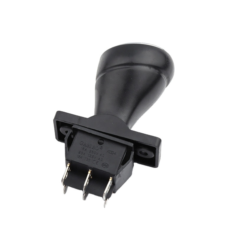 KCD4 rocker switch 16(20)A 250(125)V Forward and backward handle position black customized rocker Switch Accessories