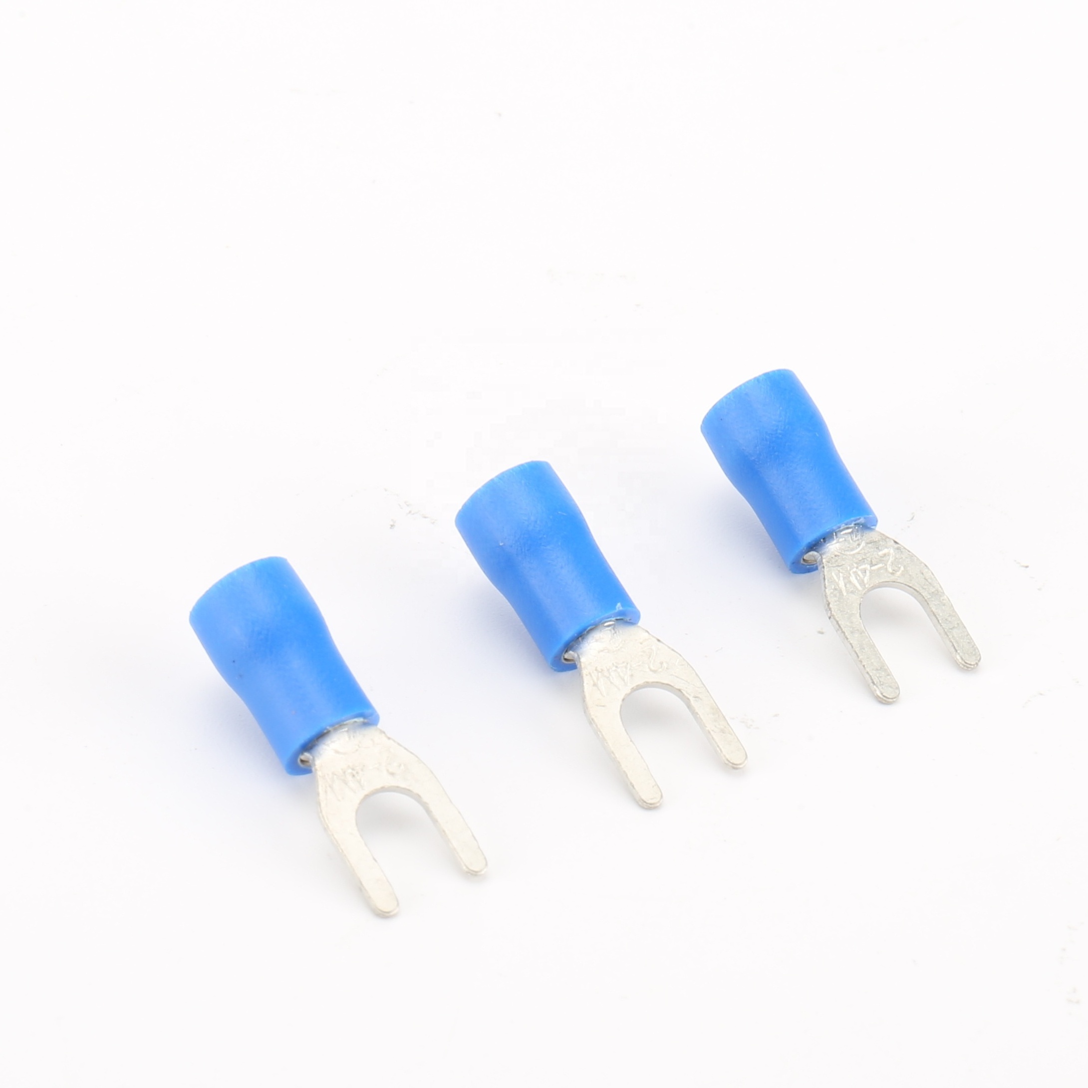 LEXT 16-14AWG SVD2-5S Electrical Insulated Copper Fork Lugs Connector Spade Insulated Terminals