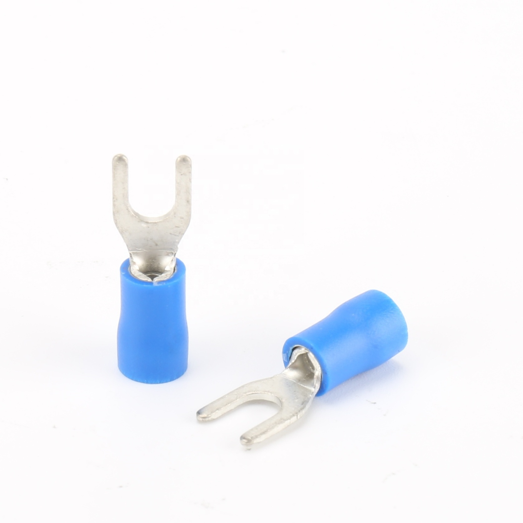 LEXT 16-14AWG SVD2-5S Electrical Insulated Copper Fork Lugs Connector Spade Insulated Terminals