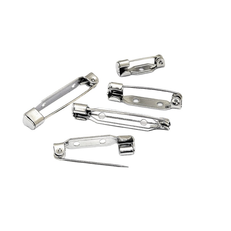 Factory wholesale high-quality clothing pin 304 stainless steel safety brooch parts suitable for DIY jewelry production