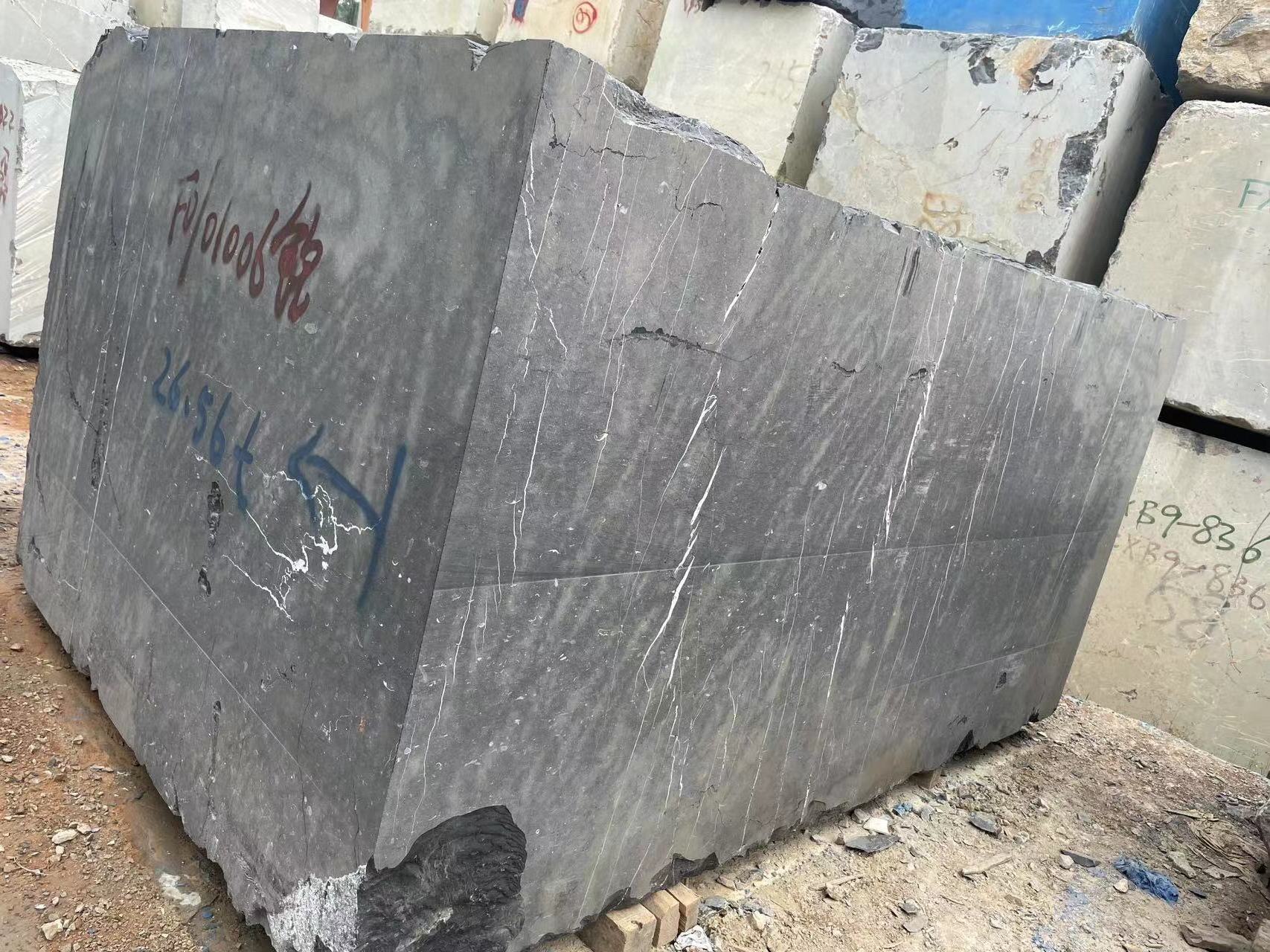 Wholesale China Black Nero Marquina Marble with White Texture Block