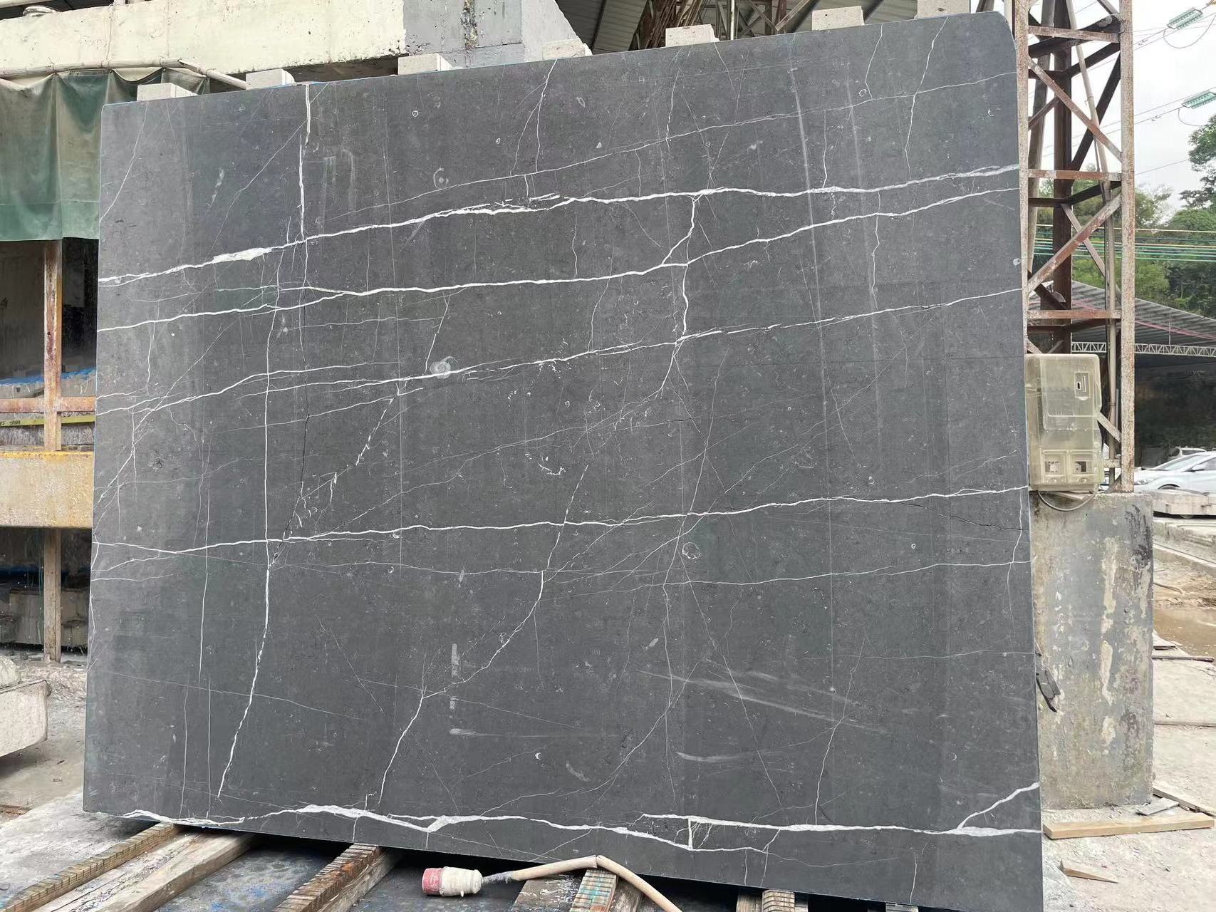 Wholesale China Black Nero Marquina Marble with White Texture Block