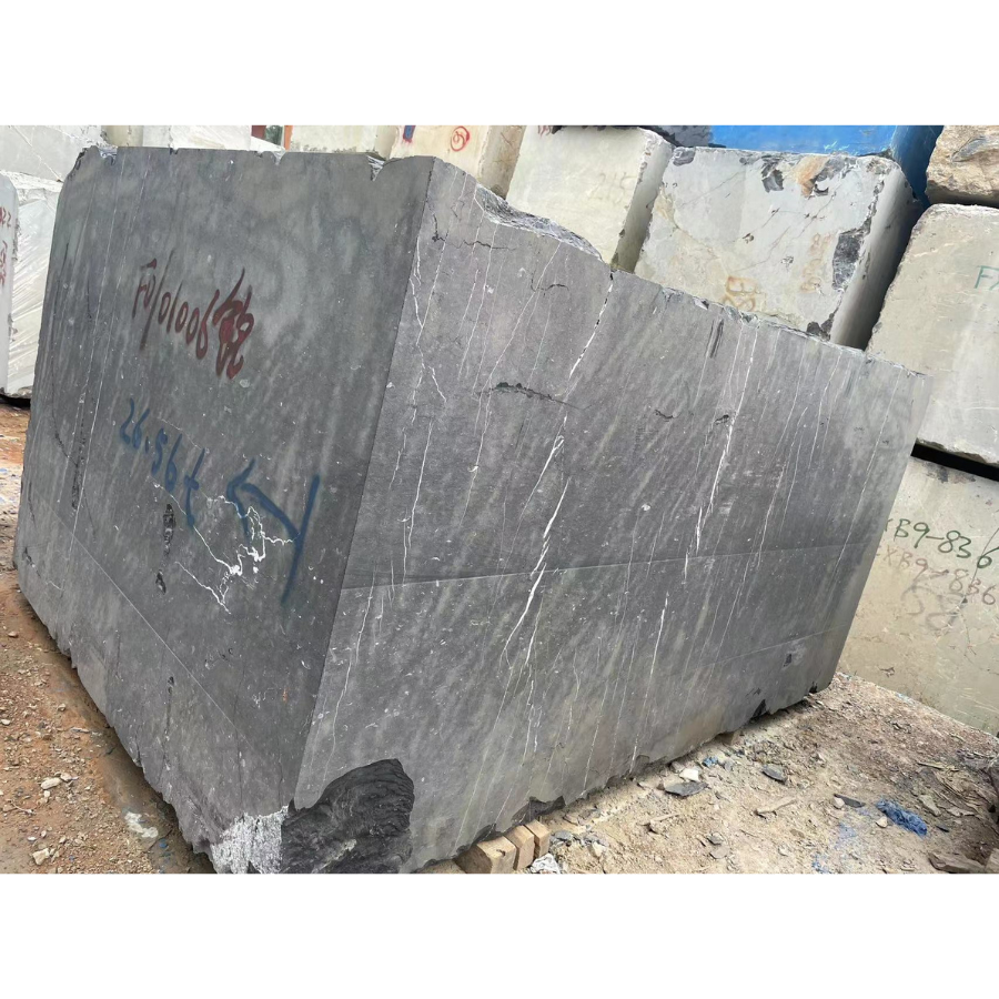 Wholesale China Black Nero Marquina Marble with White Texture Block