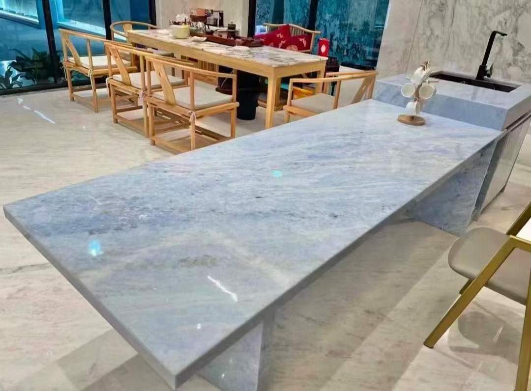 alabaster brazilian natural stone quartzite countertops luxury stone big slabs for home decoration