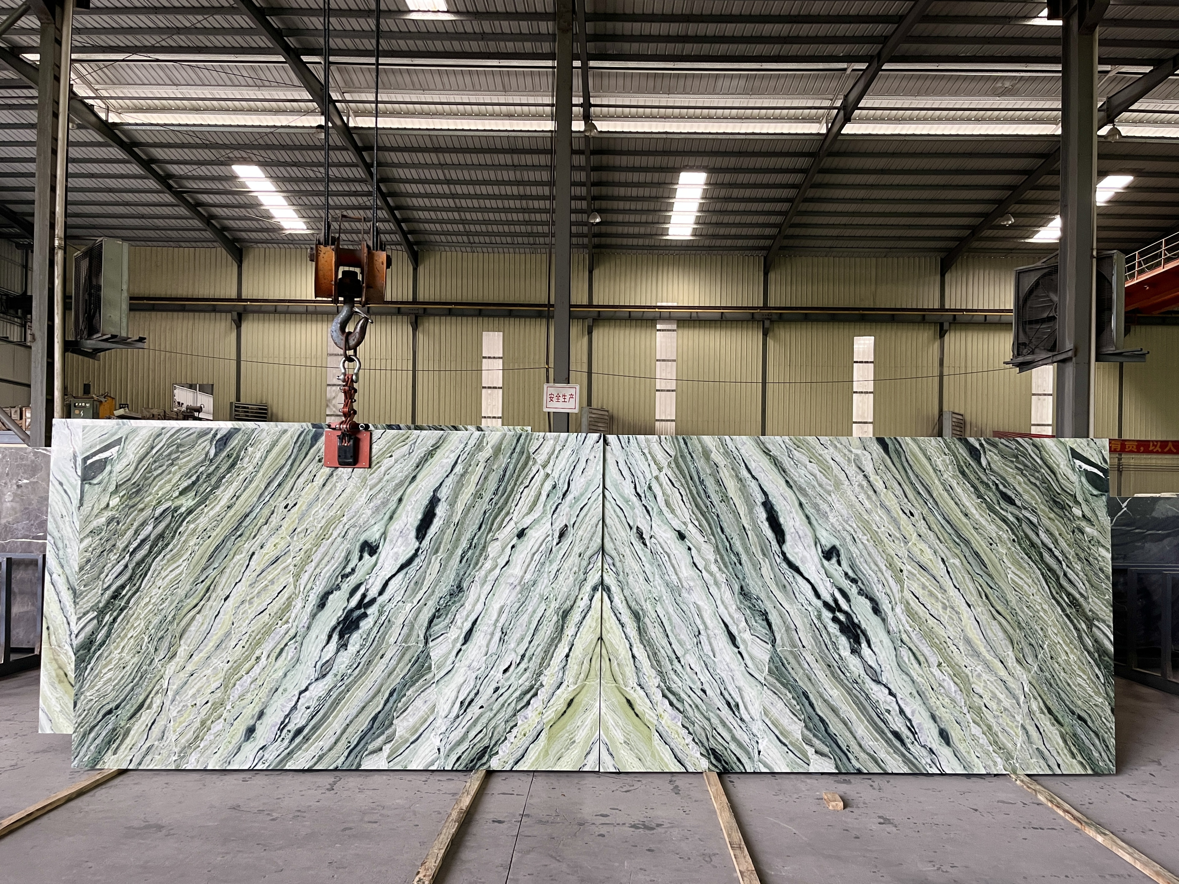 Natural marble green large slab high-quality luxury natural slate emerald texture marble slab