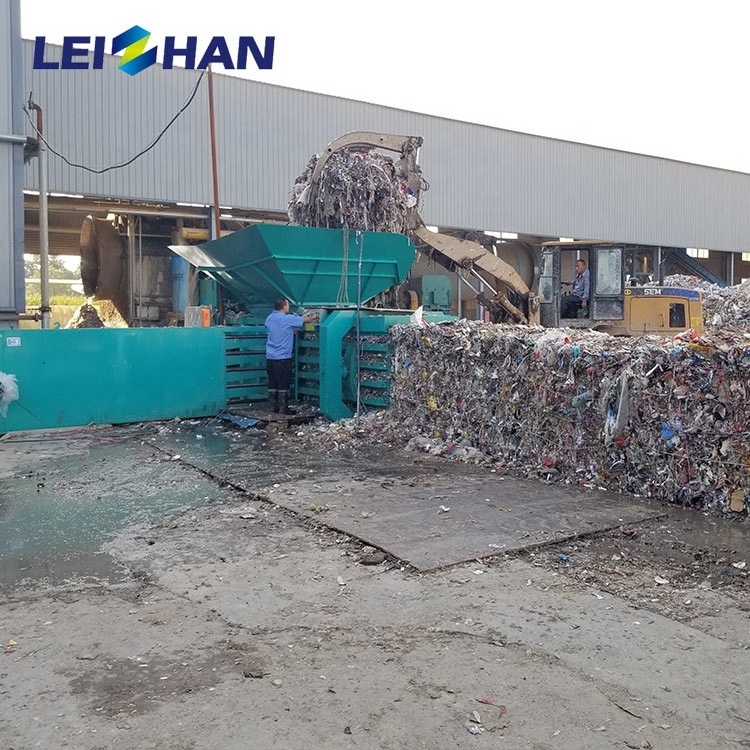 Waste Paper Baling Waste Carton Baler Press Machine