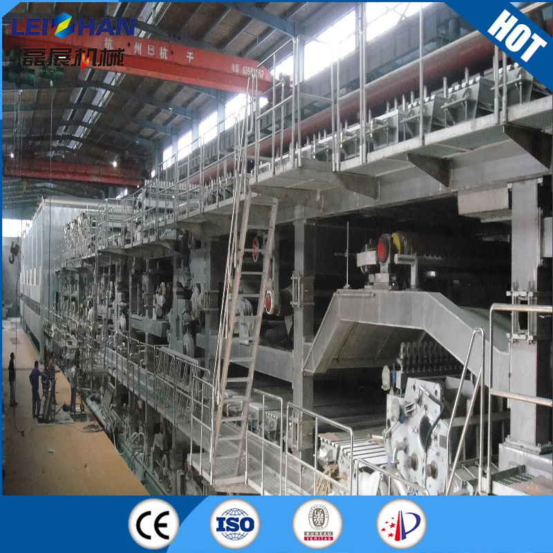 Waste Paper Recycling Machine Corrugated Cardboard Kraft Paper Machine in Paper Making Industry