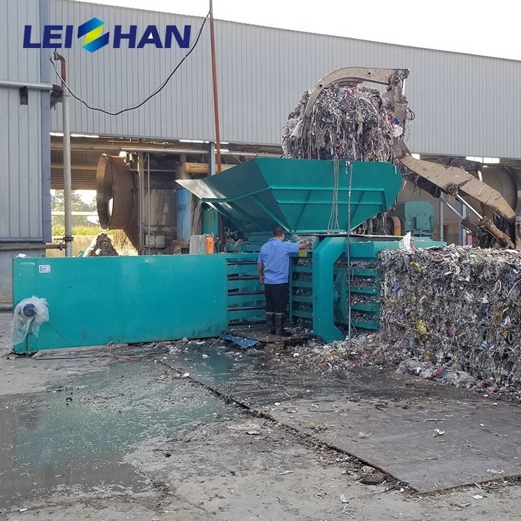 Waste Paper Baling Waste Carton Baler Press Machine