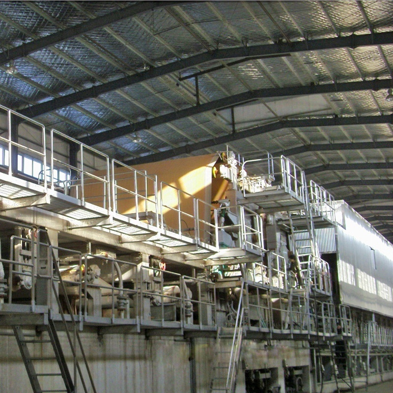 Price of Small Type Paper Mill Plant Waste Paper Recycling Machine Paper Making Equipment