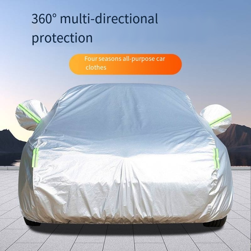 car accessories Sunblock and Rainproof Heat Insulation Thickened Four Seasons General Purpose Coat Full Cover Sunshade Car cover