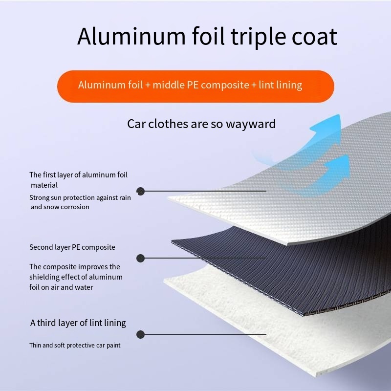 car accessories Sunblock and Rainproof Heat Insulation Thickened Four Seasons General Purpose Coat Full Cover Sunshade Car cover