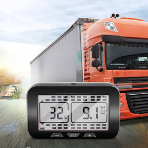 12bar Truck Tpms 6 wheels External Sensor Tyre Pressure Monitoring  Universal Truck tpms Wireless System