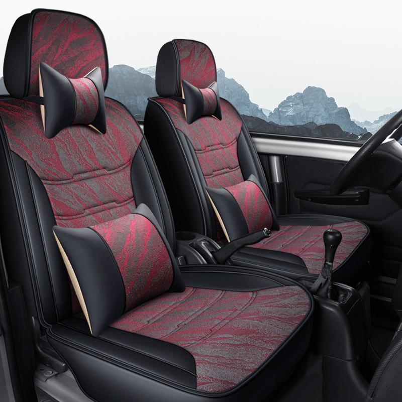 Universal Pickup Truck Seat Covers Auto Accessories Interior Cover Seat Car Waterproof Breathable Quality Leather HEBEI AC Multi