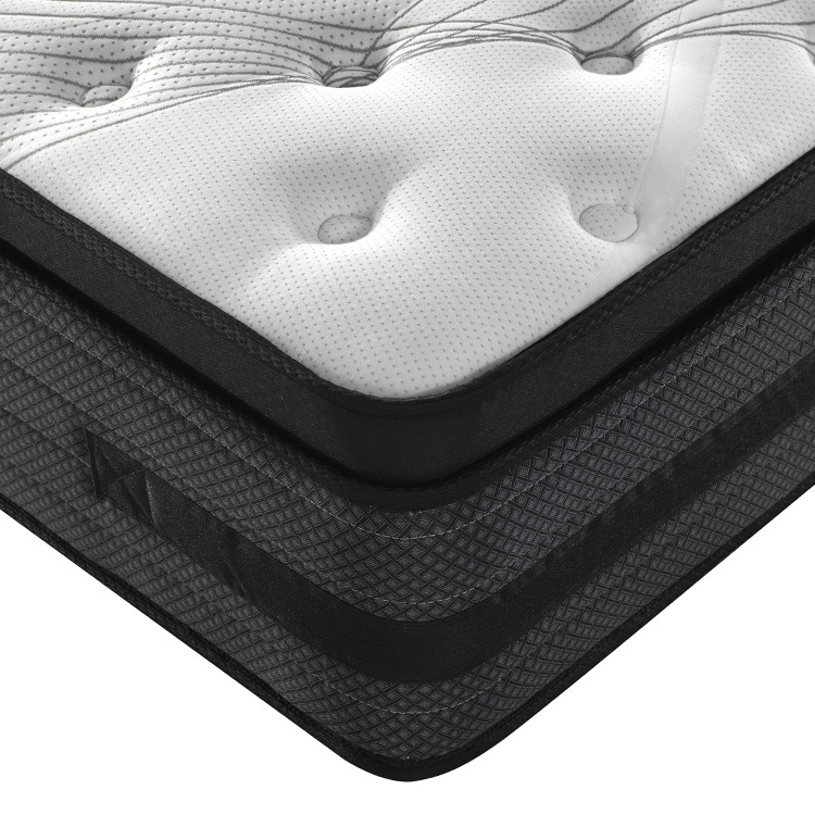 12 Inch Innerspring King Mattress with Foam Layer and CertiPUR US Certified Mattress in a Box