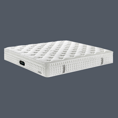 Super king size soft comfortable natural latex 7 zone pocket spring foam mattress