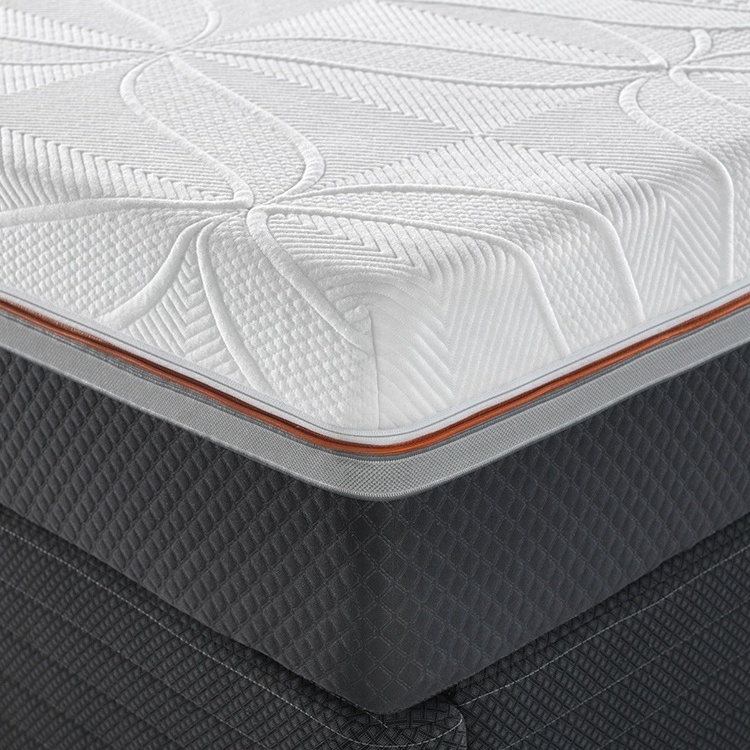 Orthopedic Roll Up Hybrid Spring King Size Cool Gel Latex Foam Bed guangdong Mattress In A Box