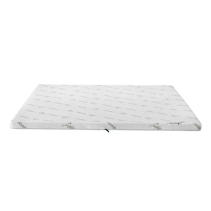 LEIZI 2 Inch Latex Cooling Memory Foam Mattress Topper Bed Mattress Pad Roll Up In A Box