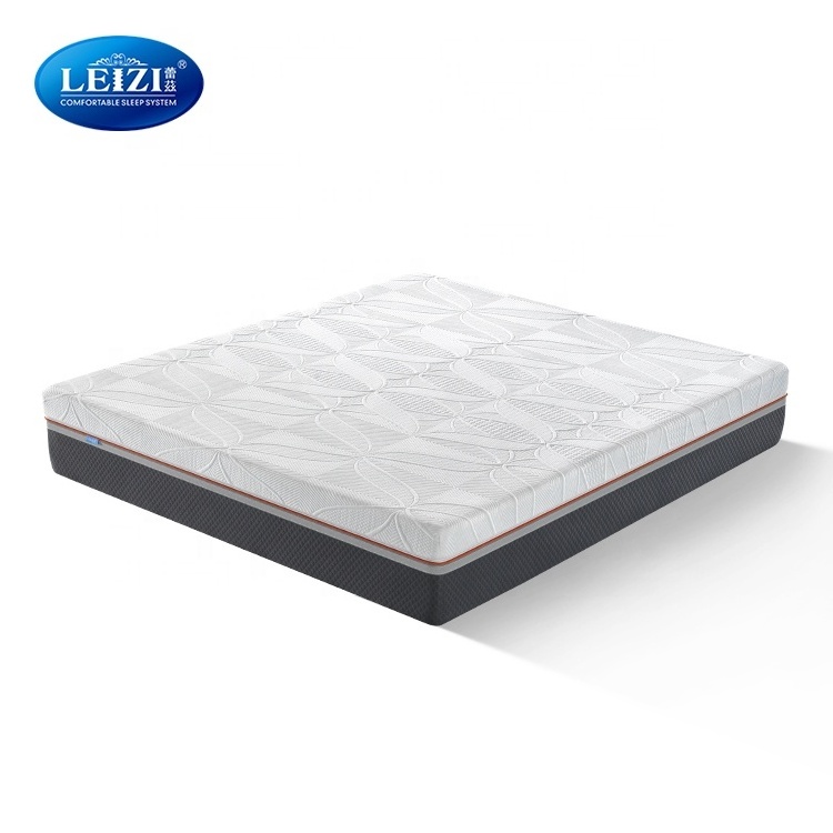 Orthopedic Roll Up Hybrid Spring King Size Cool Gel Latex Foam Bed guangdong Mattress In A Box