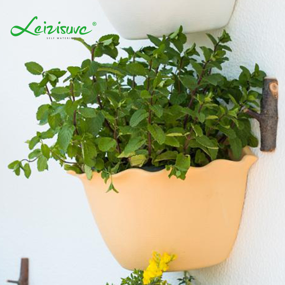 wall mounted flower pot gardenpot vertical wall hanging planter plant pot