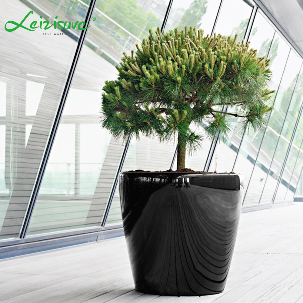 Wholesale Plastic Flowerpot Bonsai Vase Self-Watering Pot for Living Room