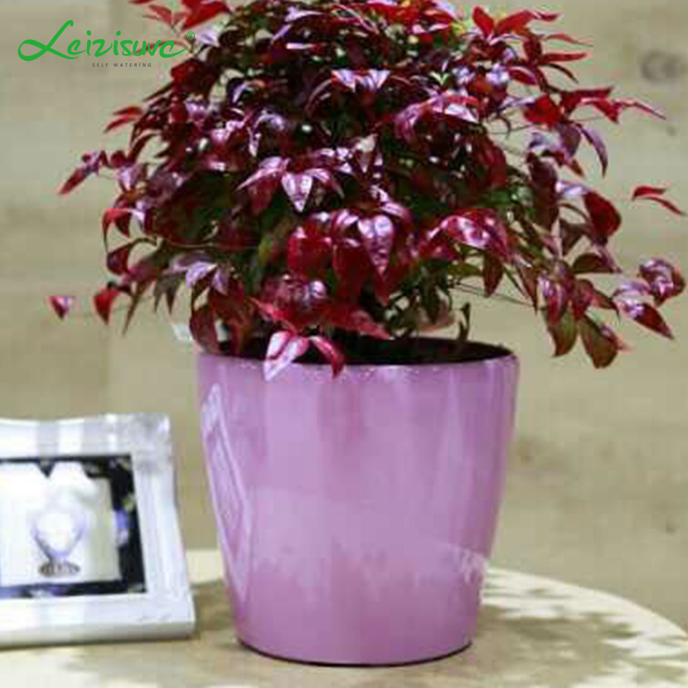 Wholesale Plastic Flowerpot Bonsai Vase Self-Watering Pot for Living Room