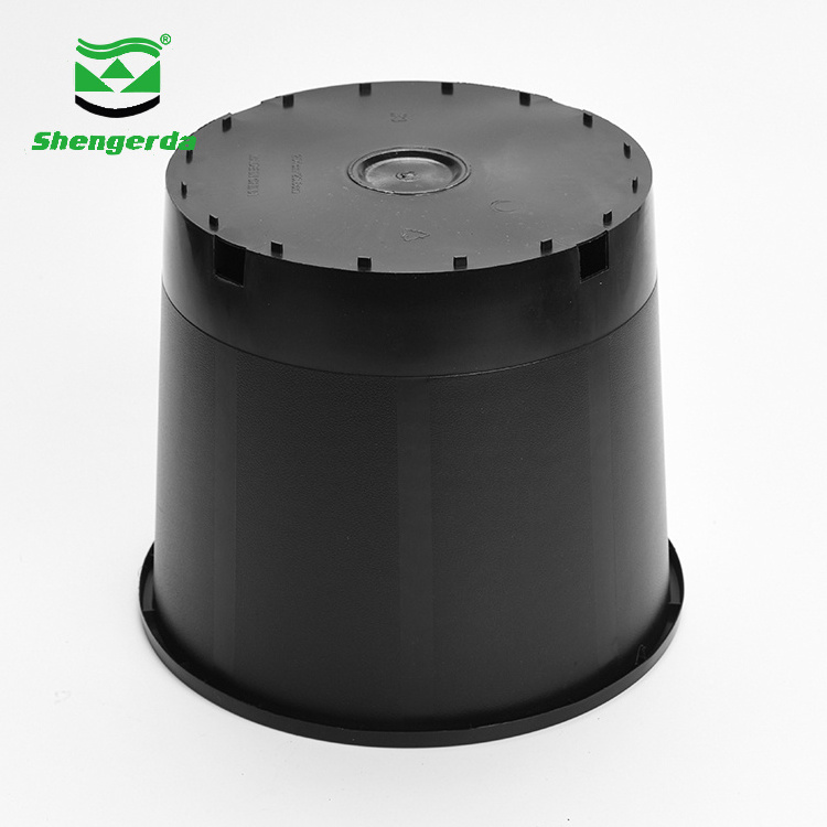 PP 1/2/3/4/5/7/10/15/20/25 Gallon Pot Supply Plastic Black Garden and Nursery Pots for Plant Seed